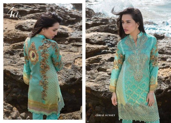 Zarqash Luxury Lawn Shalwar Kameez Collection