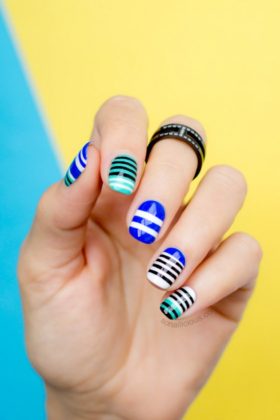 Striped Nail Designs