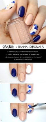 Blue Nail Art