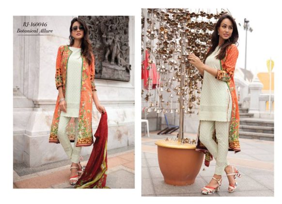 Fancy Rehaab Lawn Modern Dresses By Jaffrani 2016