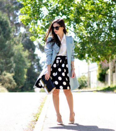 Polka Dot Outfits For Summer Casual Wearing