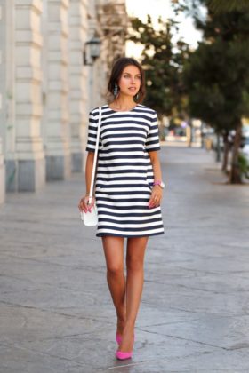 Stripped Dress