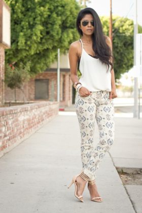 Summer Printed Pants