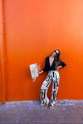 Printed Palazzo pants