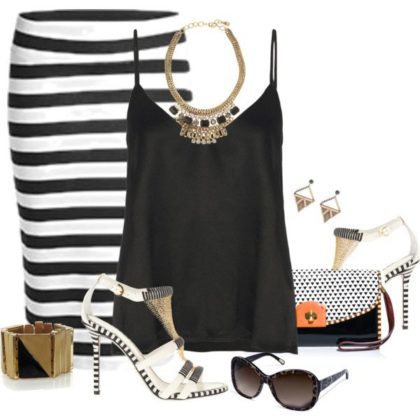 Summer Striped Polyvore Dresses To Try This Season