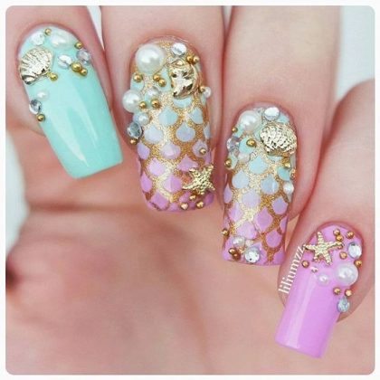 Ocean Inspired Nail Designs For Summer Season