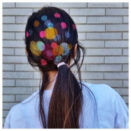 Stenciled Hair Ideas