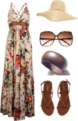 Summer Maxi Polyvore Dress Combos For Your Styling