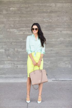 Mint Outfits Trend During The Autumn Season 2016-17