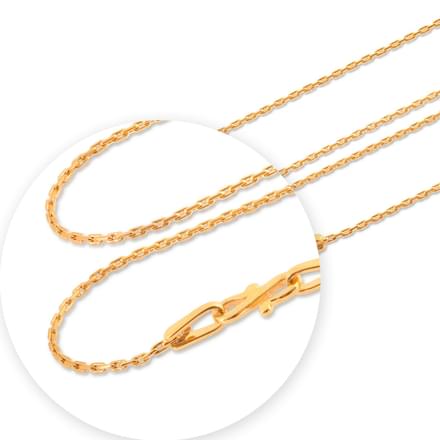 18K Long Gold Chains Of Different Styles & Designs