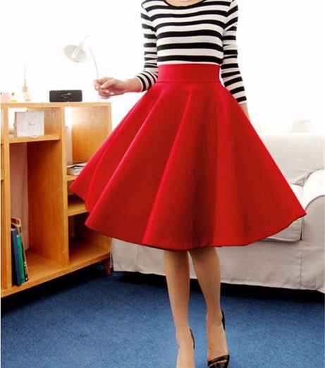 9 Red Skirts Designs That Will Make You Stylish